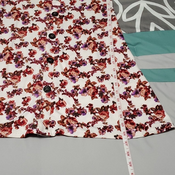 Floral Square Neckline Sleeveless Dress NWOT - Picture 8 of 8